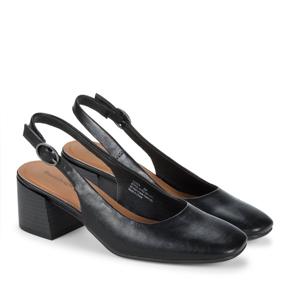 BareTraps Shoes - Ester Block Heel Slingback Pump- Size 10M